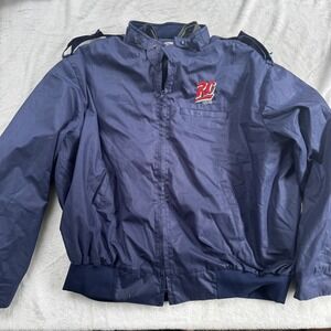 Vintage RC Cola Jacket Mens Large Riverside‎ Embroidered Windbreaker 90s